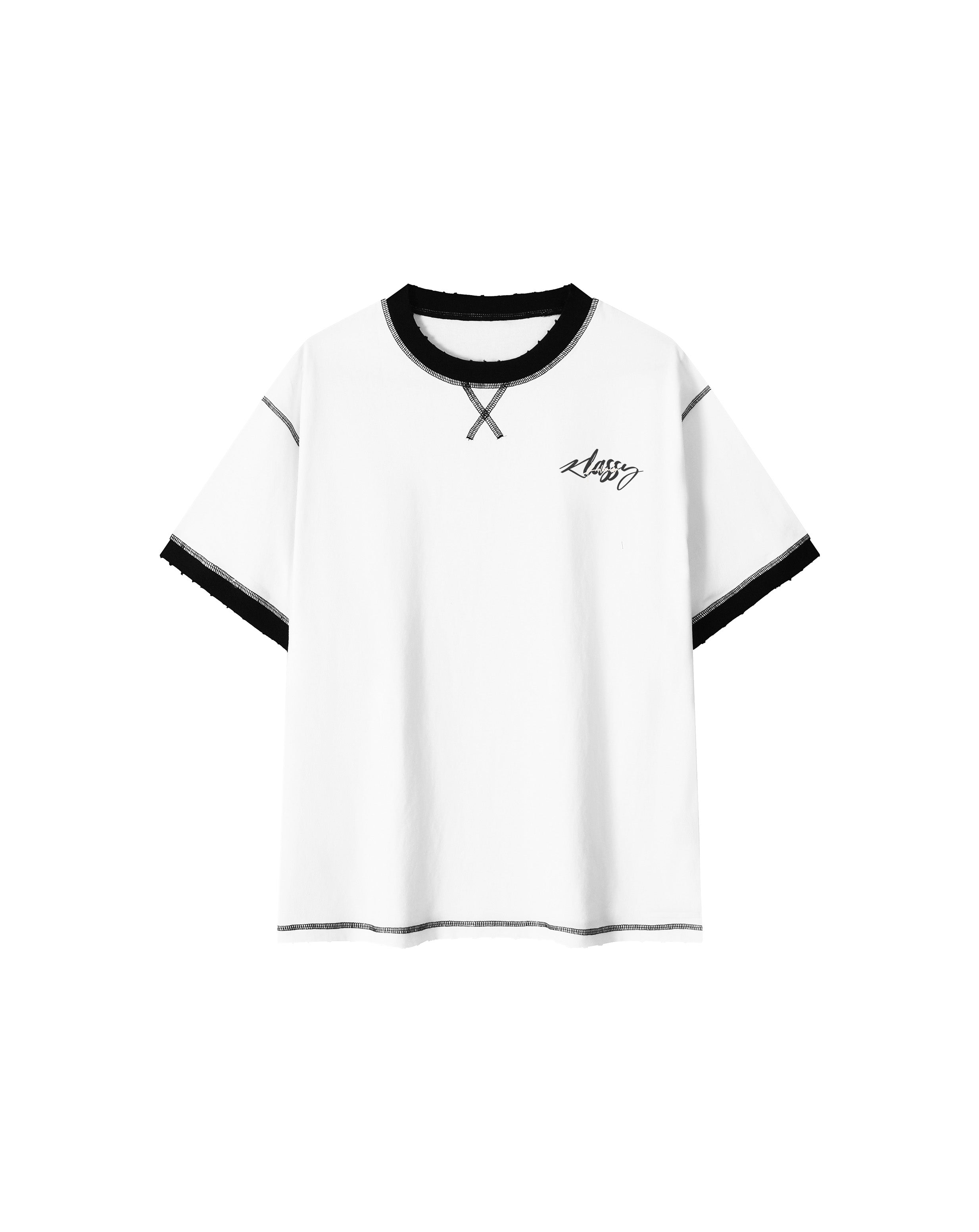 Contrast-Stitched Cotton T-Shirt