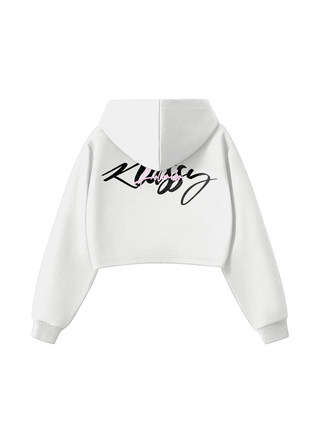 Sudadera corta con capucha y cremallera Essential