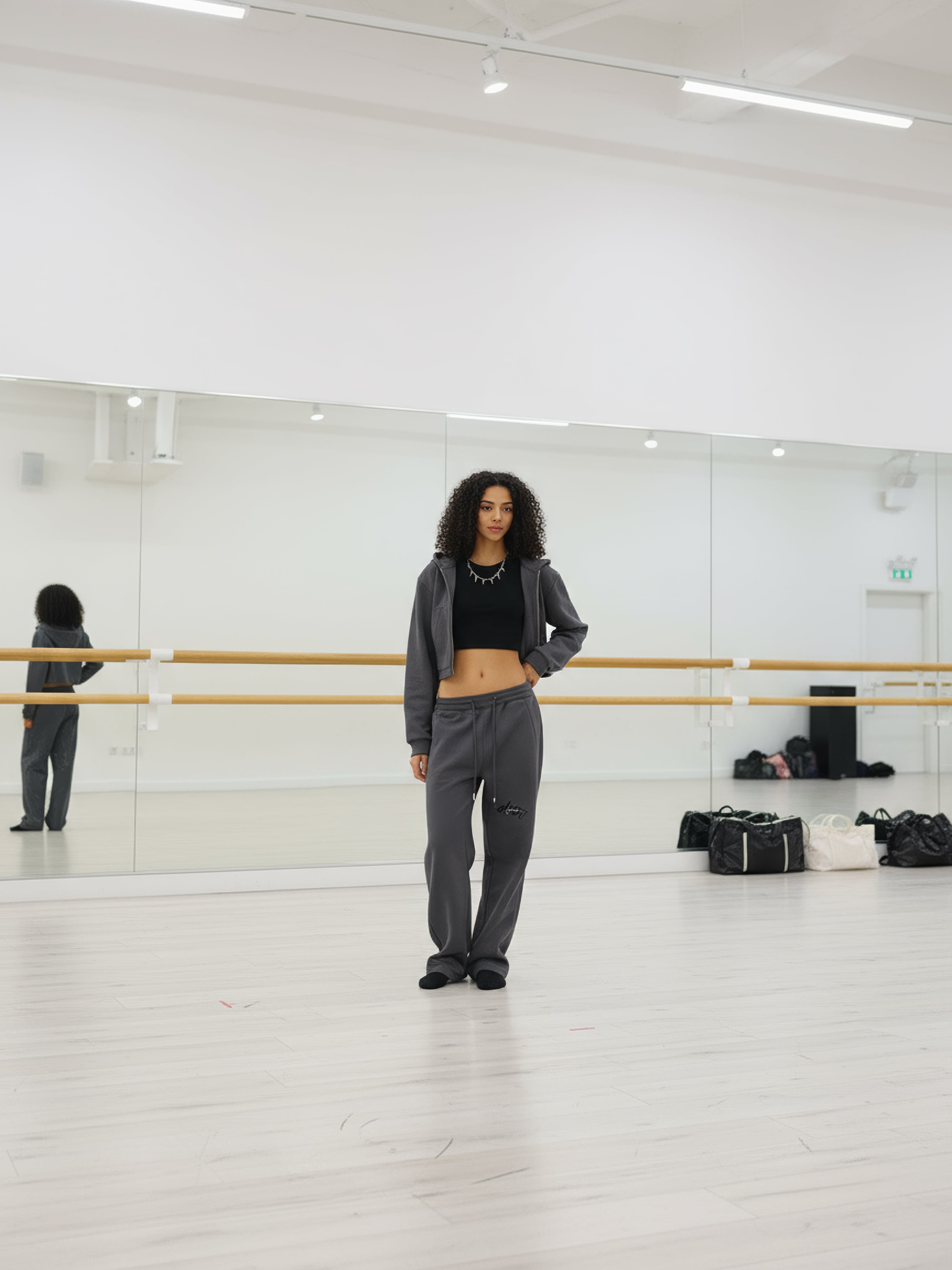 Essential Drawstring Straight-Leg Sweatpants