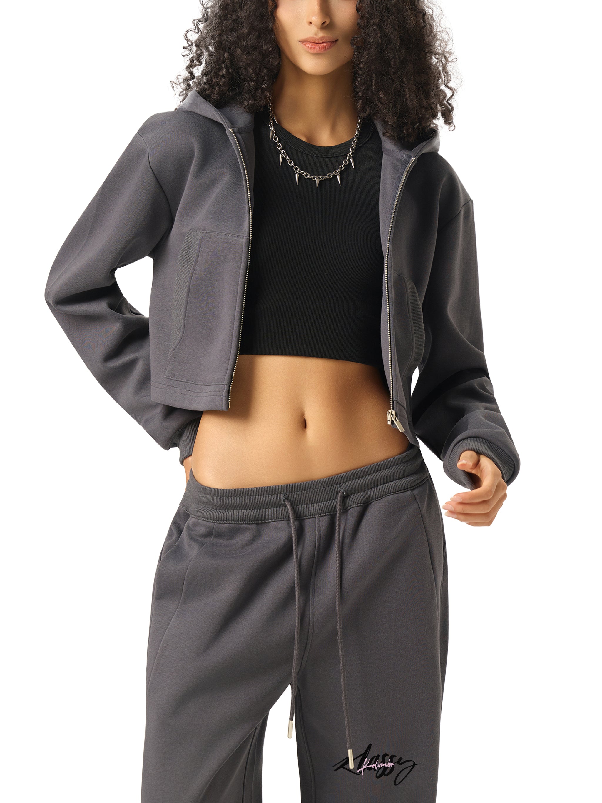 Essential Drawstring Straight-Leg Sweatpants