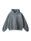 Gray Oversize Fleeced Hoodie