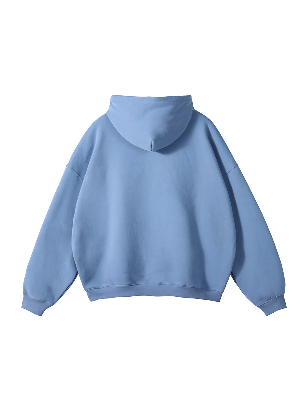 Medium Blue Oversize Fleeced Hoodie