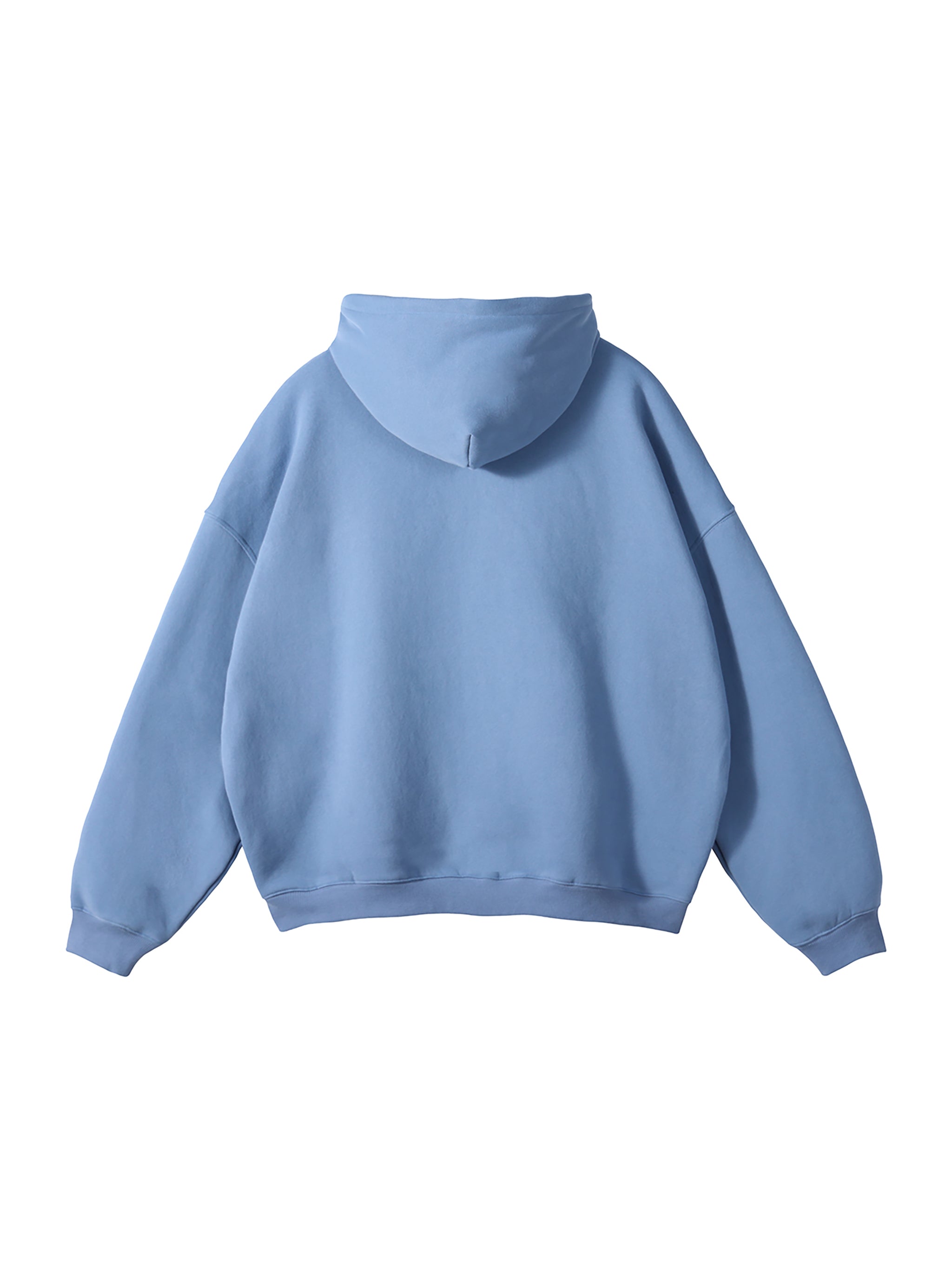 Medium Blue Oversize Fleeced Hoodie