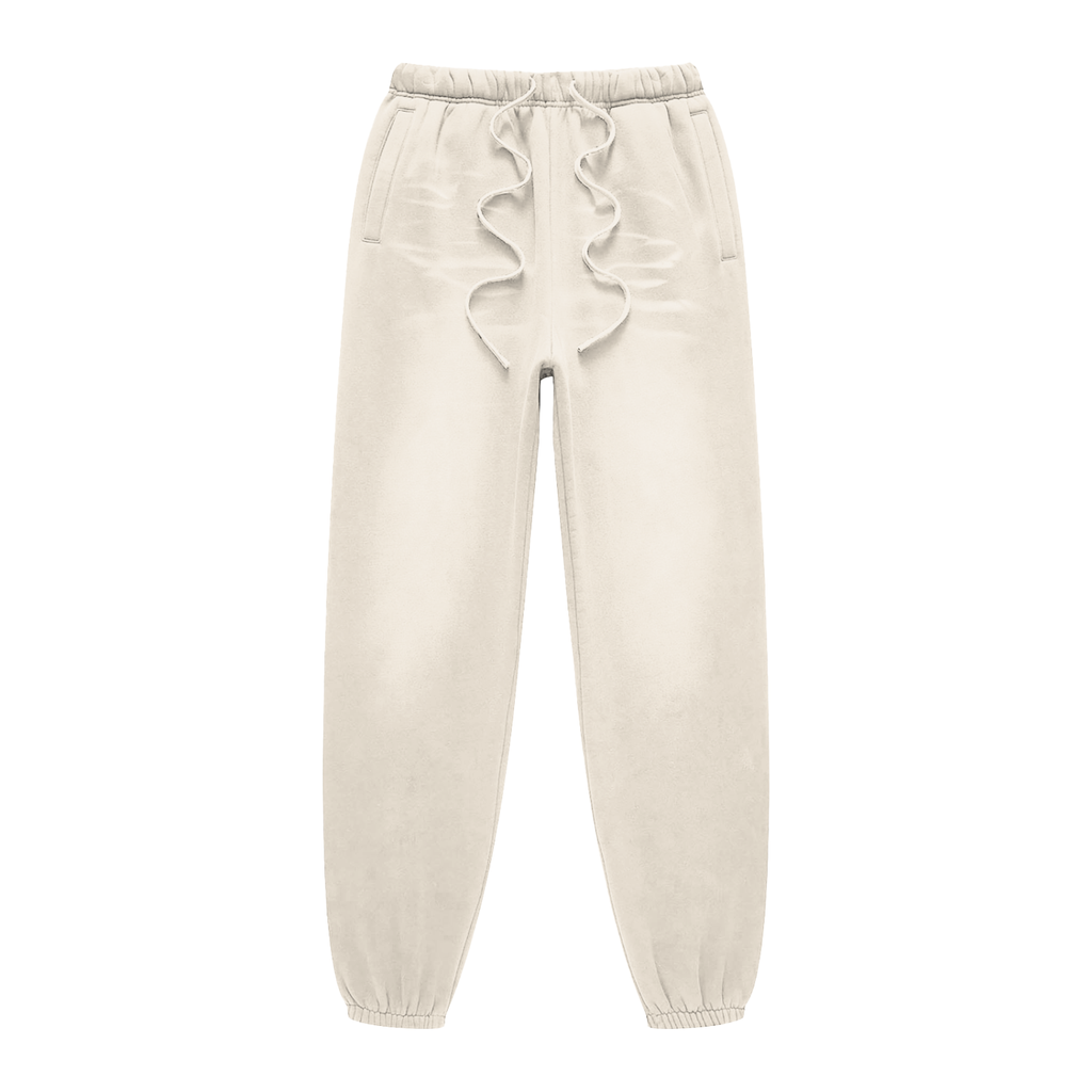 Gray Camel Sunfade Fleeced Sweatpants