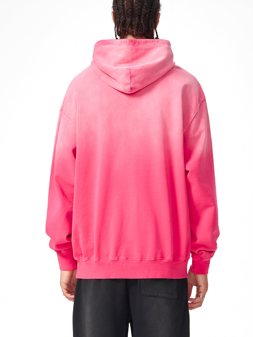 Pink Heavyweight Sunfade Oversized Hoodie